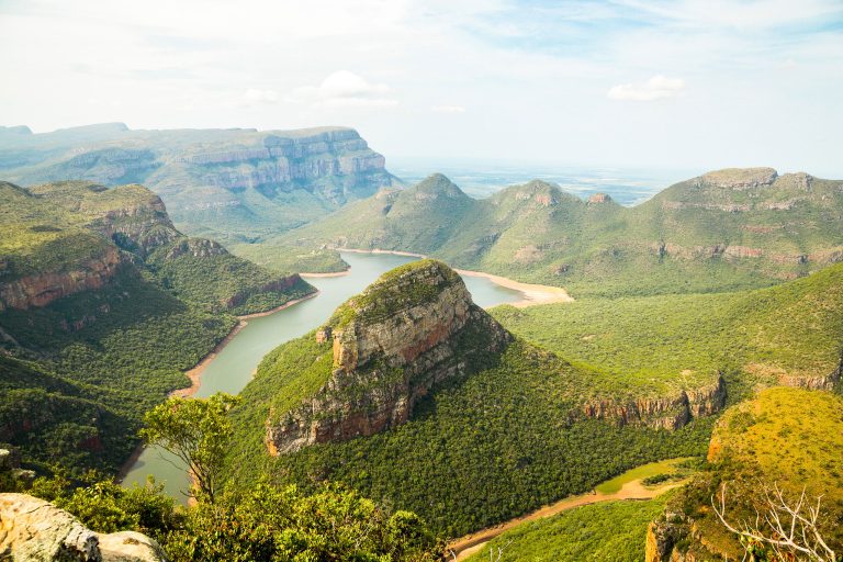 A Natural Rock Formation on The Edge of The Blyde River Canyon